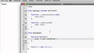 PHP OOP - inheritance