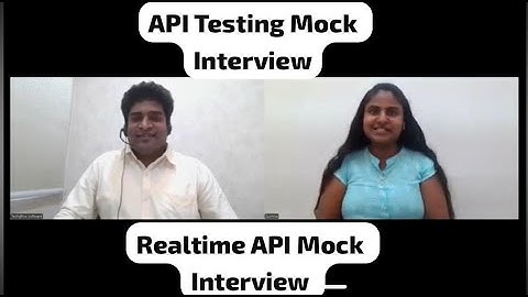Real time API Mock Interview 2025 | 2 + Years Experience | How to solve API Issues | Video 110 #api