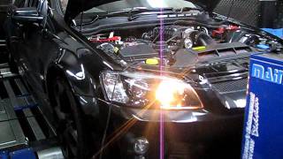 VE GTS ON DYNO AFTER SUPERCHARGER !!!