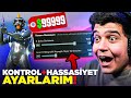 HASSASİYET VE KONTROL AYARLARIMI GÖSTERİYORUM ($99999999 DOLARLIK HESABIMI TANITTIM) | PUBG Mobile