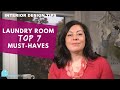 Laundry Room Must Haves | Interior Design Tips