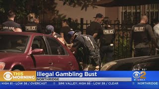 At Least A Dozen Detained After Gambling Bust In Northridge