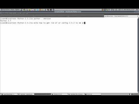 installing python 2.5.2 to satisfy Google App Engine requirements Part II