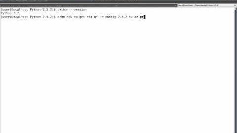 installing python 2.5.2 to satisfy Google App Engine requirements Part II