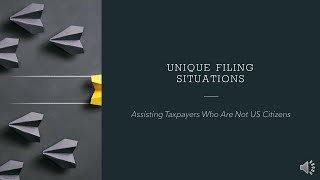 2022 Unique Filing Situations