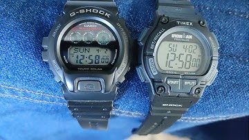G-Shock Casio and Timex shock both very durable watches