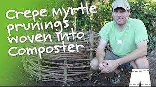 How to Make a Beautiful Compost Bin from Sticks | GreenShortz DIY