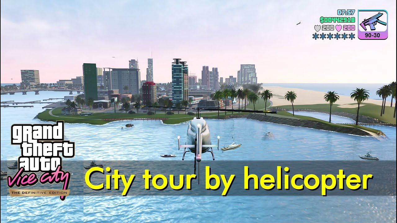 Helicopter Tour of Vice City GTA Vice City Definitive Edition