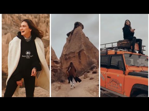 Luna Maya Trip ke Cappadocia Banyak Bebatuan Besar Yang Unik - YouTube