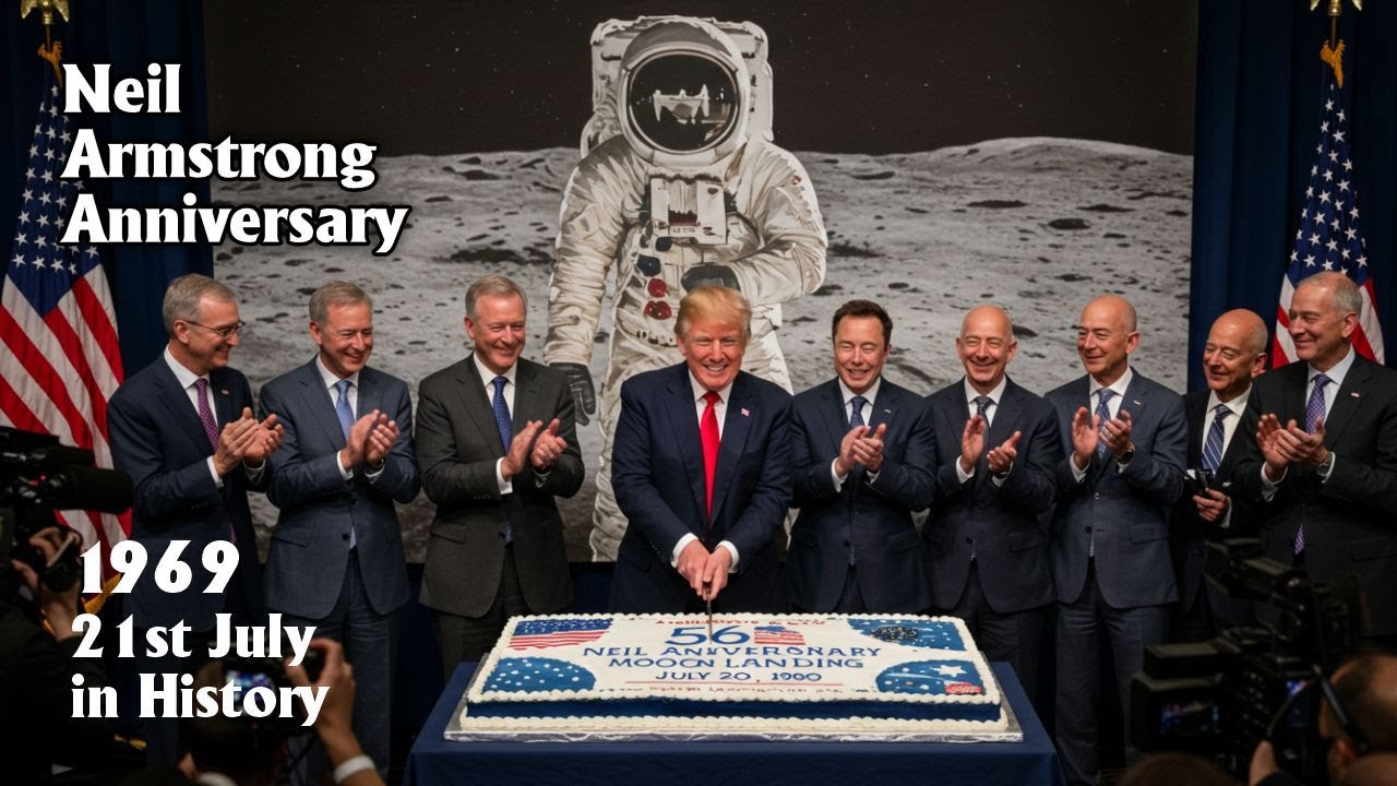 Celebrating 56 Years Since Neil Armstrong Touched the Moon | Daily History Bite