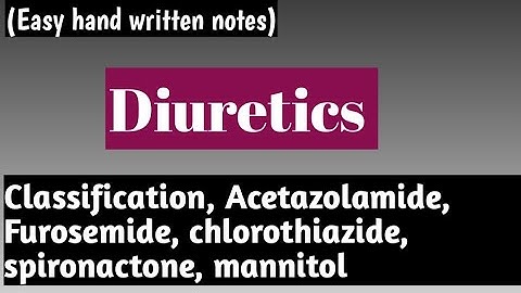 Diuretics | lecture # 56 | urdu lecture | learn with aroosa waheed