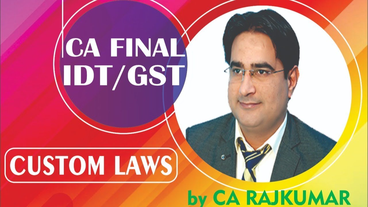 DEMO : CA/CMA/CS FINAL IDT / GST FOR NOV 21 & MAY 22 LECTURE : 1 ...