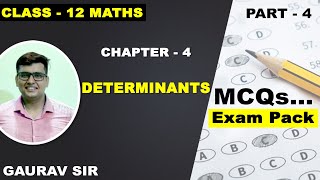 Class 12 Maths Strategy and Tricks To Score Full Marks | Determinants Part 4 | CBSE Term 1 MCQs