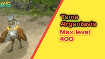 How to tame Argentavis in ark mobile||part 5 ||ark mobile