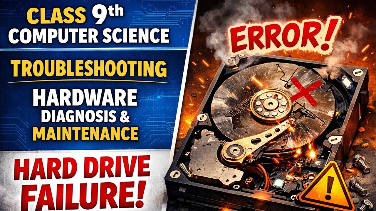 Class 9 Computer Science | | Hardware Diagnosis & Maintenance | Hard ...