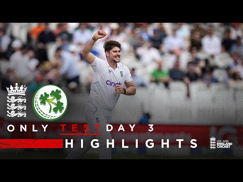Tongue Takes 5-Fer In 10-Wicket Win | Highlights - England v Ireland Day 3 | LV= Insurance Test 2023