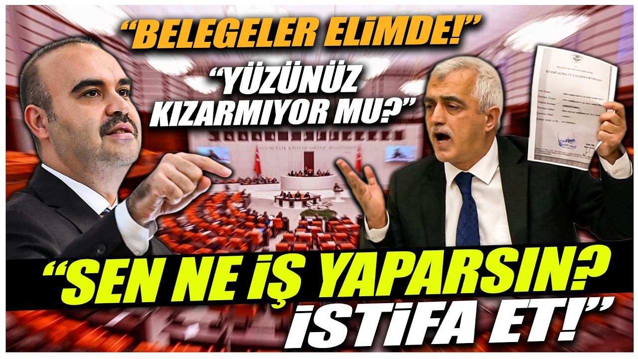 Gergerlioğlu meclisi ayağa kaldırdı! "Sen ne iş yaparsın! İstifa et! Yüzünüz kızarmıyor mu?"