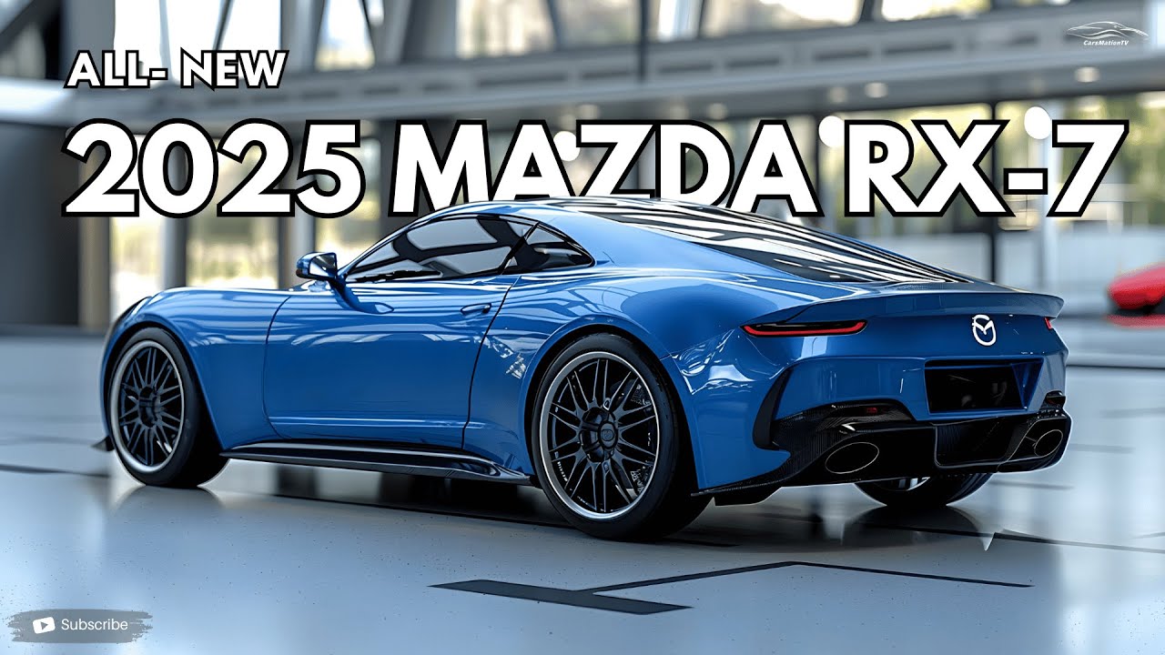 新型2025年型マツダRX-7発表 - ヴァンケルロータリーエンジンの