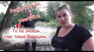 VLOG Настя и Кати уплыли сами на лодке. Хороший вечер