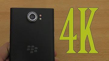 Blackberry Priv - Video & Audio Test (4K)