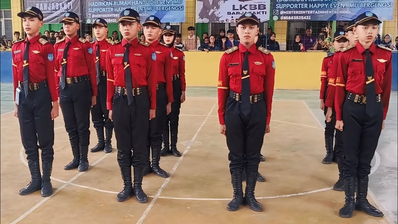 PALING RAME! Penampilan Paskibra SMP MUTIARA MANDIRI Bekasi | LKBB BARJASAKTI 2024