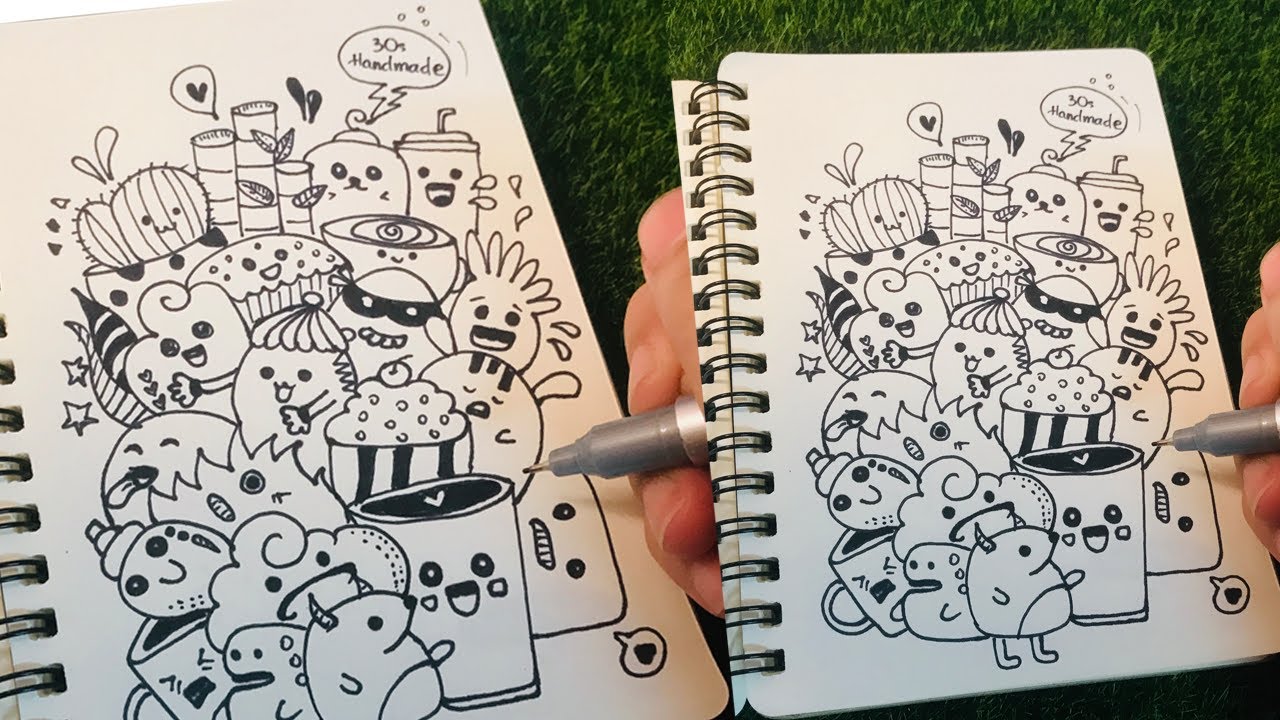 HƯỚNG DẪN VẼ DOODLE CƠ BẢN CHO NGƯỜI MỚI BẮT ĐẦU |... - youtube