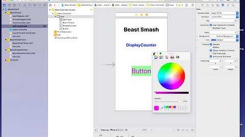 Xcode - Objects, Attributes & Adding Constraints