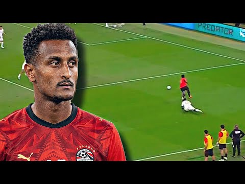 لمسات هيثم حسن في اول مباراه مع منتخب مصر