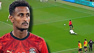 لمسات هيثم حسن في اول مباراه مع منتخب مصر