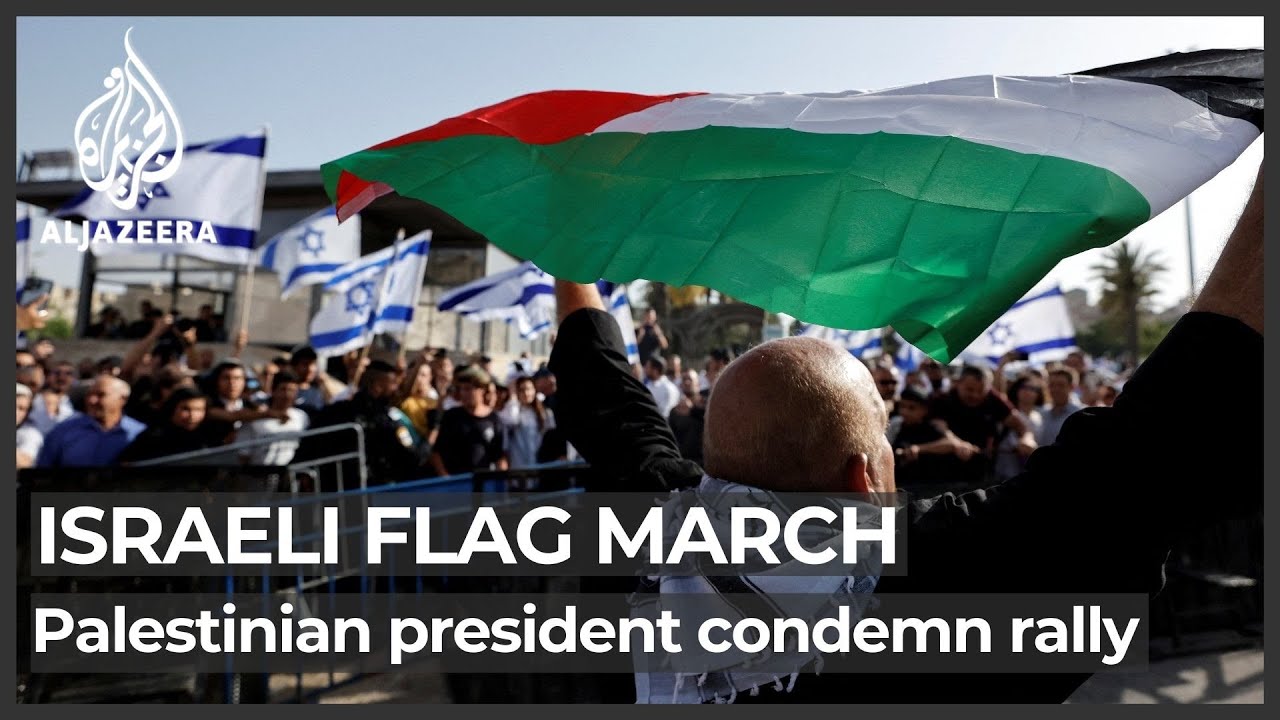 الرئيس الفلسطيني يدين مسيرة العلم الإسرائيلي ويحذر من العواقب