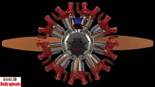 230. Karl-Erik Olsryd 9-Cylinder Radial Wright J-5 Whirlwind || Free download 3D model