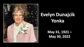 Memorial Service of Evelyn Yonka 08-13-2022