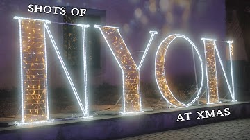 Shots of Nyon at Christmas in winter // Travel series // Vaud, Switzerland // Beasnael Film