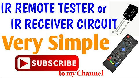 IR REMOTE TESTER(IR RECEIVER CIRCUIT) | Very Easy to do