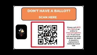 Let your voice be heard! Request a replacement; (877) 324-7655 or https://mrgballot.com!