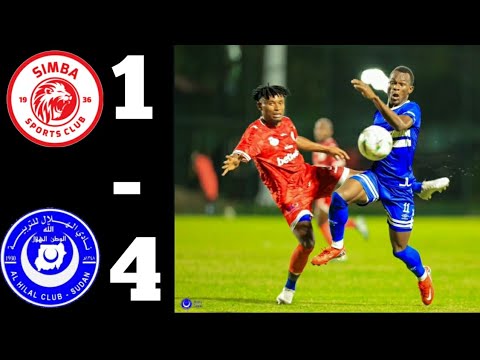 MAGOLI SIMBA 1 4 AL HILAL MECHI YA KIRAFIKI LEO WAMEPIGWA NYINGI