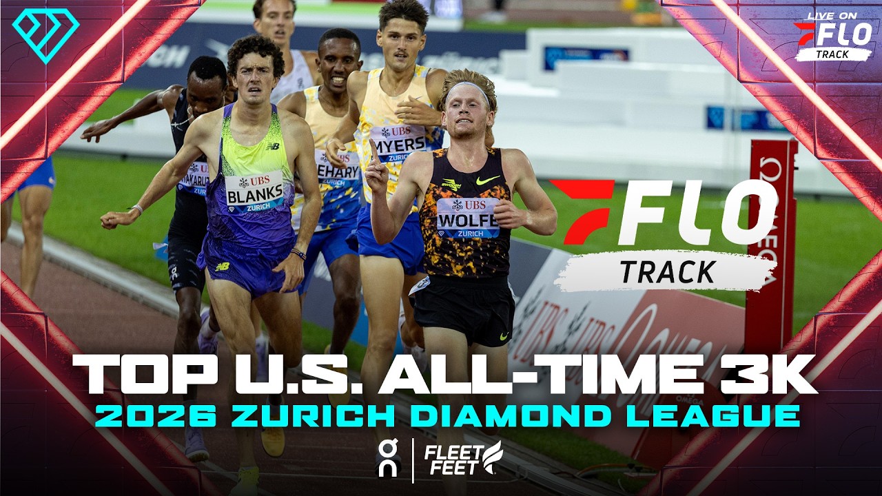 Parker Wolfe & Graham Blanks Take 2026 Zurich Diamond League 3000m By STORM Run U.S. No. 3 and 5 AT