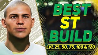 *UPDATED* BEST STRIKER BUILD FOR LVL 25,50,75,100 & 120 | EAFC 25 Clubs
