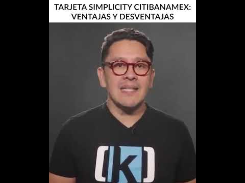 Tarjeta Simplicity Citibanamex: ¿Conviene para no pagar anualidad? #shorts