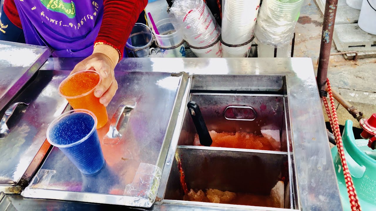 Smoothie Slushy Slurpee Strawberry Orange Grape Blender and Dim Sum World Cheap | Food Good Taste