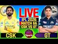 🔴 Chennai Vs Gujrat Live Match Commentary, IPL 2026 | Live Cricket Match Today Score | 2nd Innings