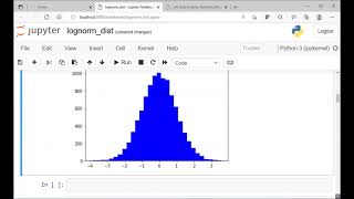 Lognormal distribution functions in scipy