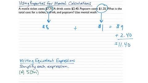 Alg1A Properties of Real Numbers 1.4