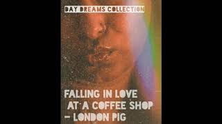 Falling in love at a coffee shop by London pig