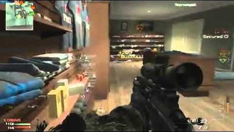 MW3 MSR Cross-Map No Scope!