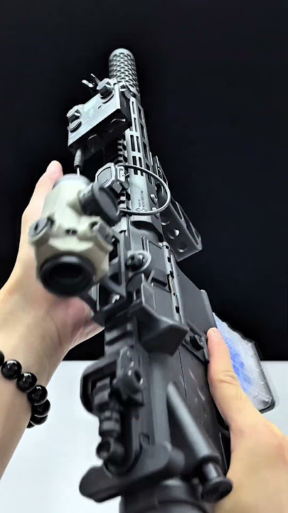Black N4 Smoke Silencer.As a 360-month-old baby, I need this. Do you?#toys #gelblasters #airsoft