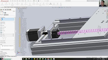 [DIY CNC - SolidWorks 2018] 14. Mô Phỏng Truyền Động Step Motor - Khớp Nối - Trục Vitme Khung Trục Y