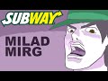 Slipped on Cheese and Dropped Sandwich || MILAD MIRG ANIMATED #miladmirg