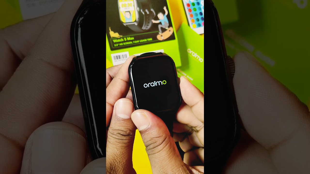 Oraimo watch 5 max unboxing 