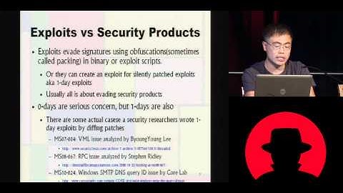 Black Hat USA 2010: Locating Vulnerabilities Out of Vendor Patches Automatically 1/4